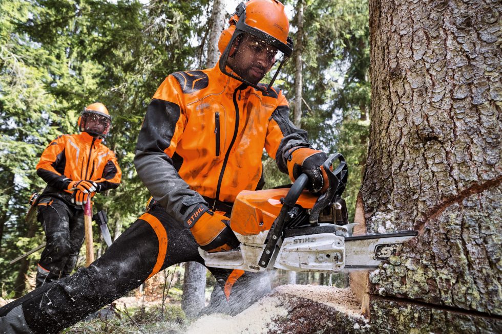 Kettensäge Stihl Ms 462 C-M mit 2 Originalketten und einer Stihl Ax6 Forstaxt
