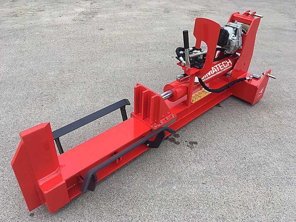 Horizontaler Holzspalter für Traktor Simatech S350 - 35 Tonnen - Hub 800 mm