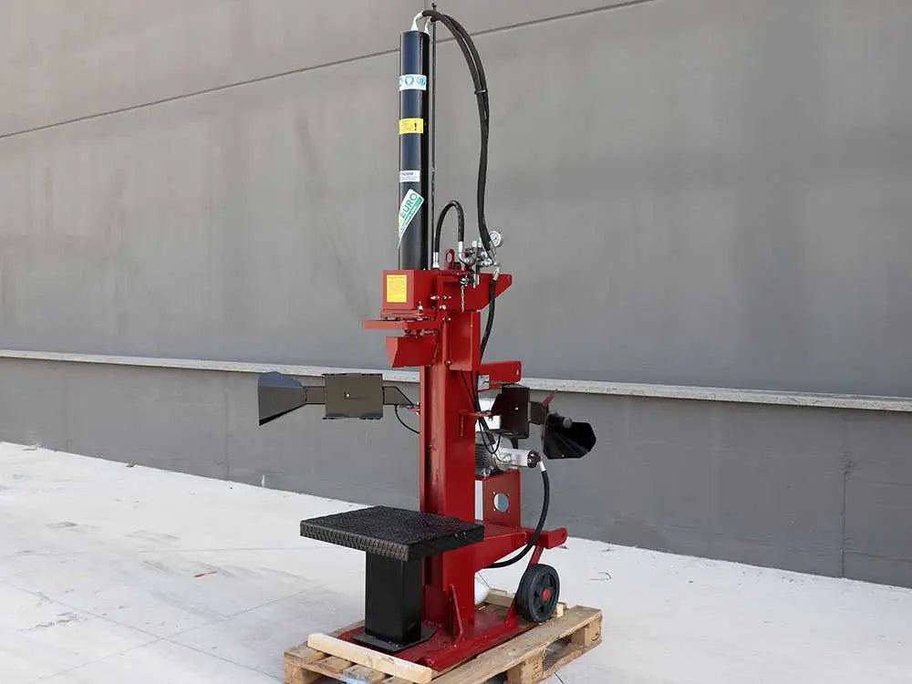 Elektrischer, vertikaler Holzspalter, 20 Tonnen, 1000 mm Hub
