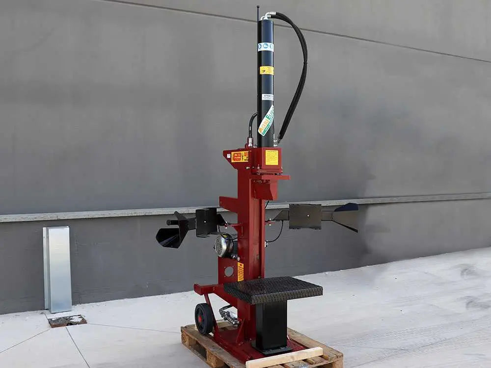 Elektrischer, vertikaler Holzspalter, 20 Tonnen, 1000 mm Hub