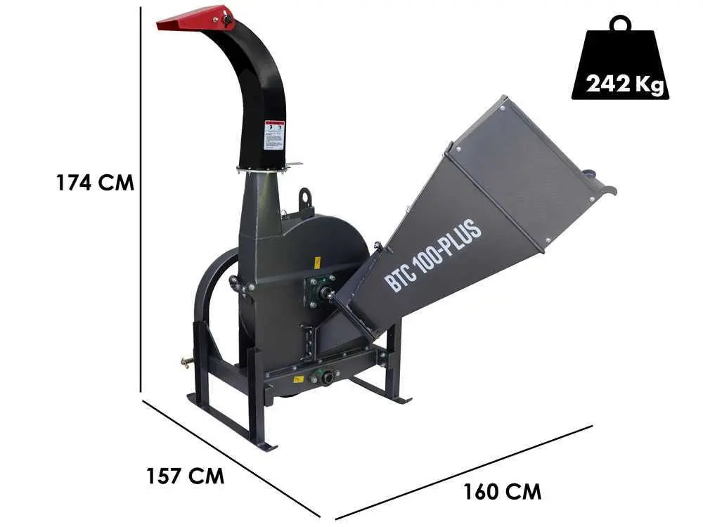 Blackstone Traktorhäcksler BTC 100-PLUS - Riemenantrieb