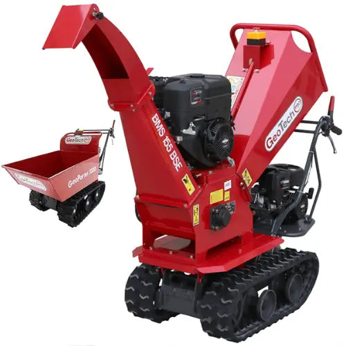 Raupenhäcksler - motorgesteuerte Schubkarre GeoTech-Pro BMS155 BS - B&S XR2100 Motor