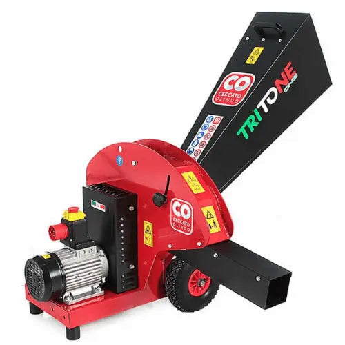 Elektrischer Häcksler Ceccato Tritone ONE mit 4 PS Drehstrommotor