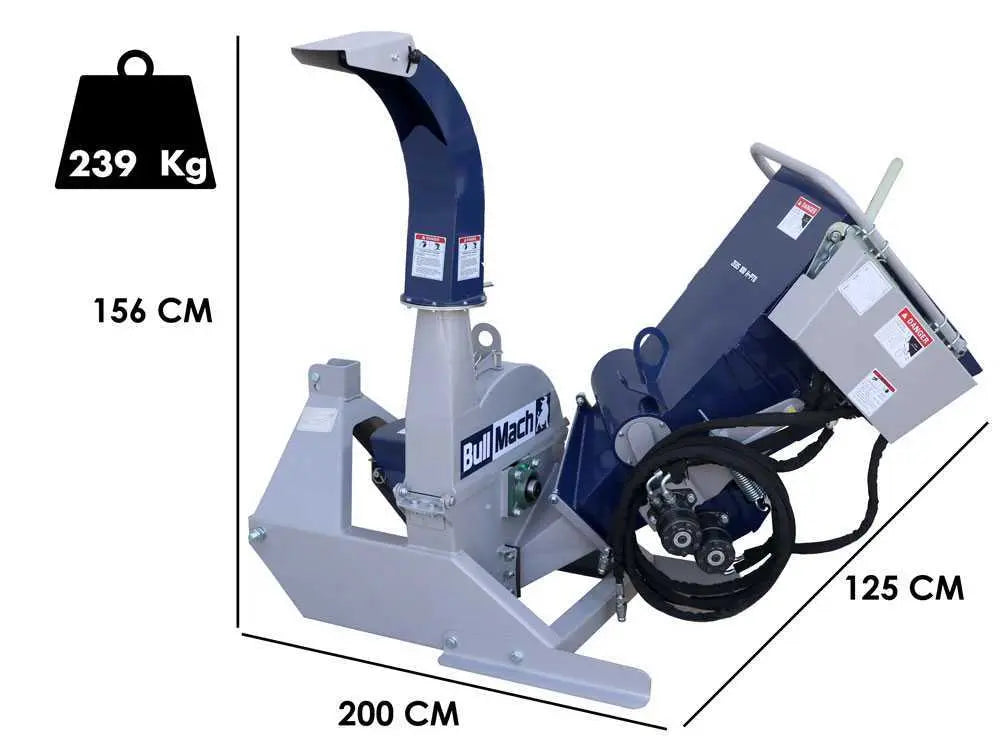 Traktorhäcksler BullMach ZEUS 100 H-PTO - mit Einzugswalzen