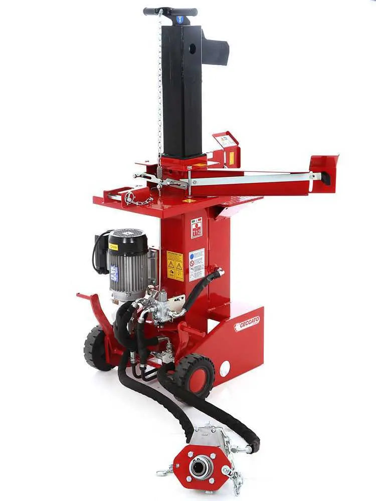 Vertikaler Holzspalter für Traktor und Elektroantrieb Ceccato BULL SPLET12 KOMBI - 12 Tonnen