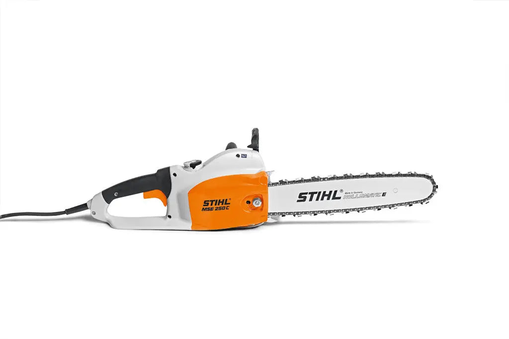 Kettensäge Stihl MSE 250 mit 2 Originalketten